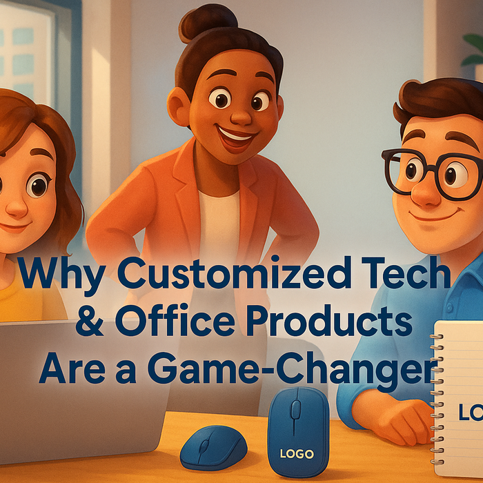 💼 Power Up Your Office Presence: Why Customized Tech & Office Products Are a Game-Changer
