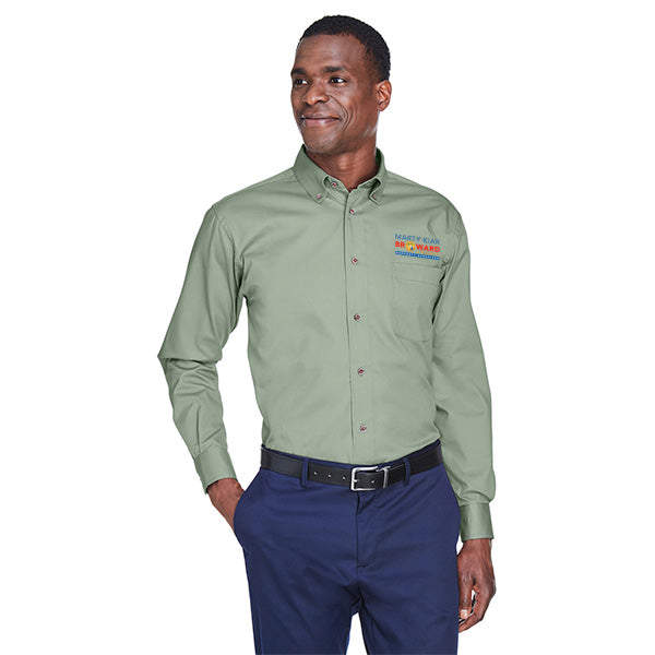 Marty Kiar Broward County Property Appraiser Men's Easy Blend™ Long-Sleeve Twill Shirt with Stain-Release (M500)
