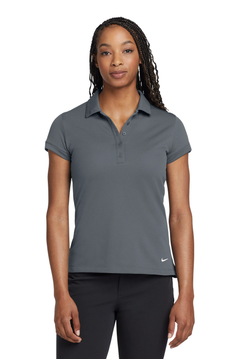 746100 Nike Ladies Dri-FIT Solid Icon Pique Modern Fit Polo