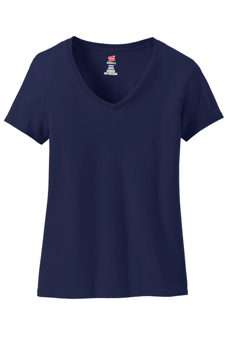S04V Hanes® Ladies Nano-T® Cotton V-Neck T-Shirt