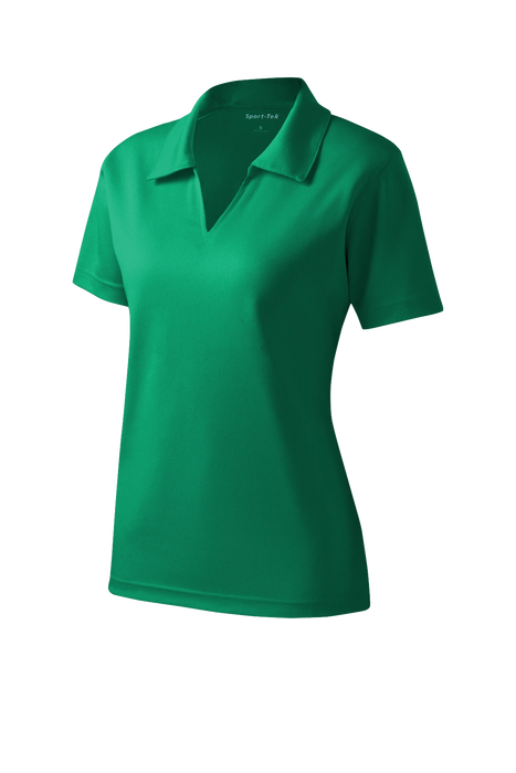 L469 Sport-Tek® Ladies Dri-Mesh® V-Neck Polo