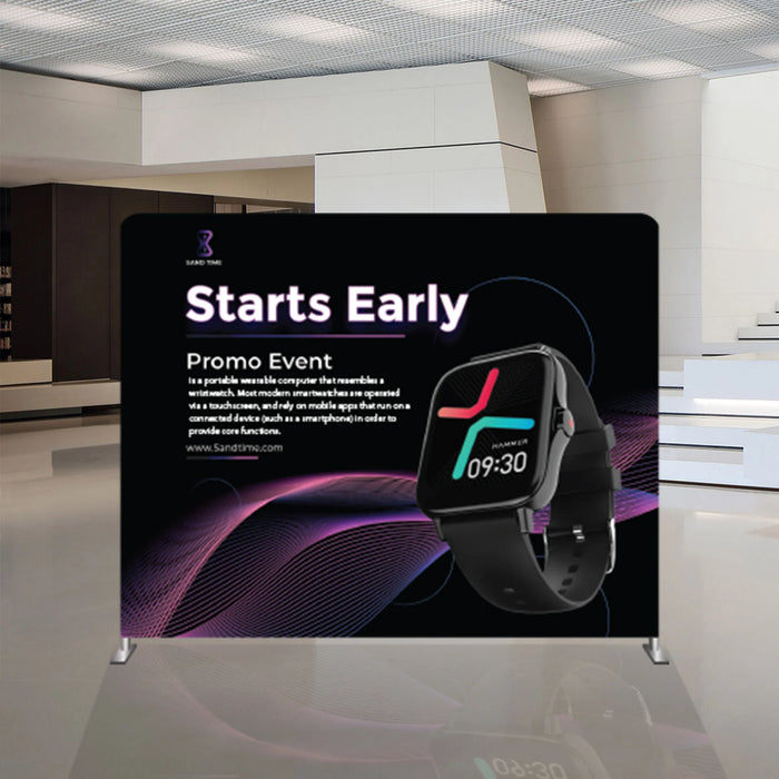 10’ STRAIGHT TENSION FABRIC DISPLAY