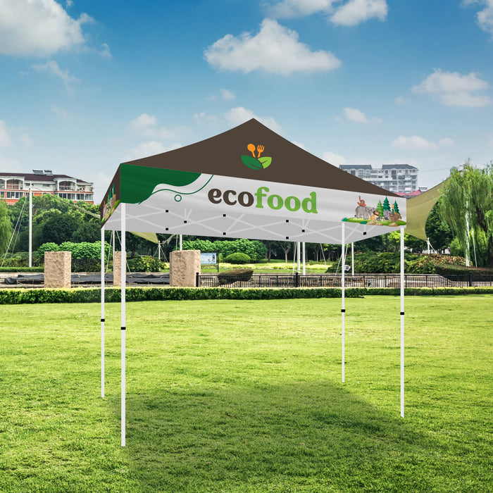 10x10 Standard Tent w/ Full Color Canopy