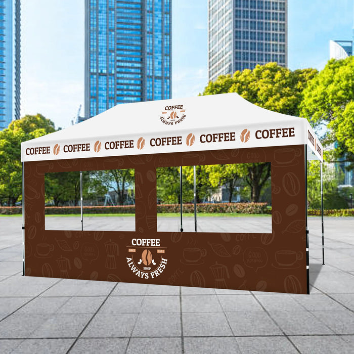 20' FUNCTIONAL FULL WALL DOUBLE WINDOW