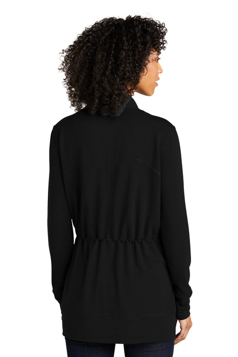 LK825 Port Authority® Women's Microterry Cardigan