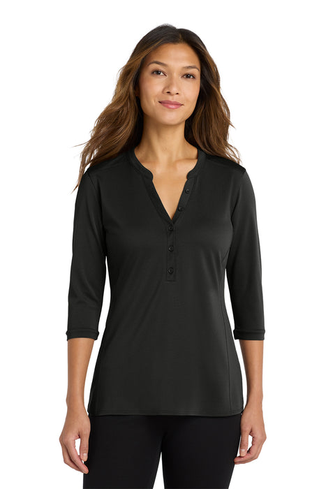 LK750 Port Authority ® Women's UV Choice Pique Henley