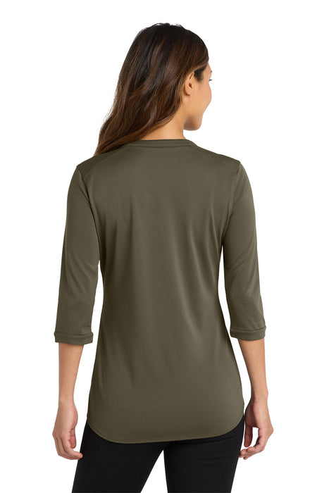 LK750 Port Authority ® Women's UV Choice Pique Henley