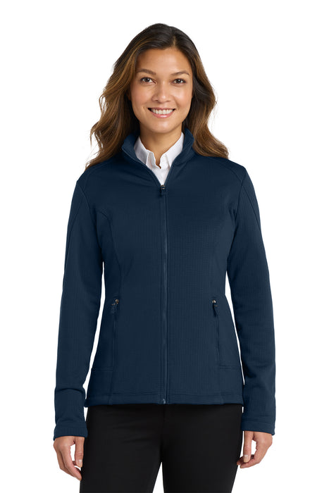 L239 Port Authority® Women's Grid Fleece Jacket