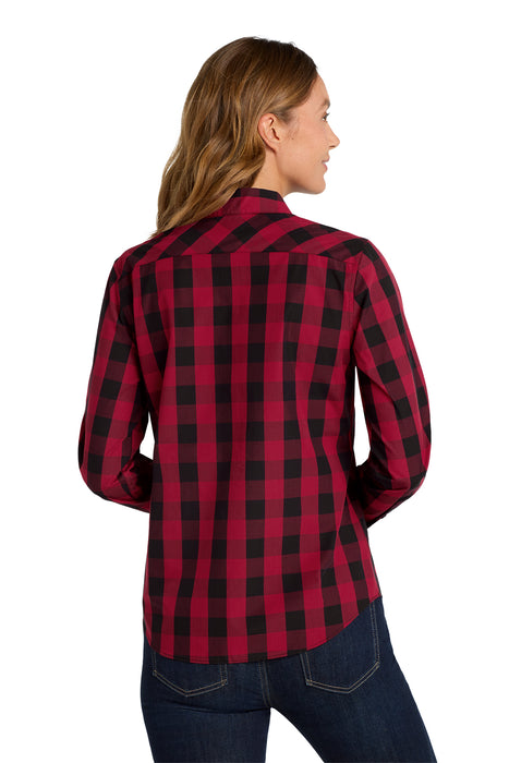 LW670 Port Authority® Women's Everyday Plaid Shirt