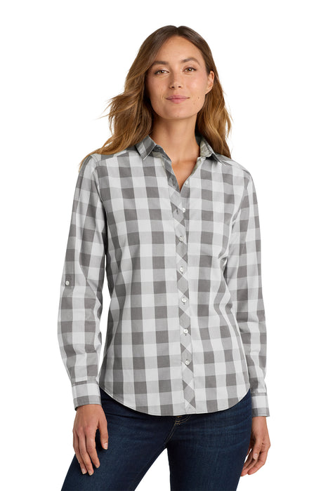 LW670 Port Authority® Women's Everyday Plaid Shirt