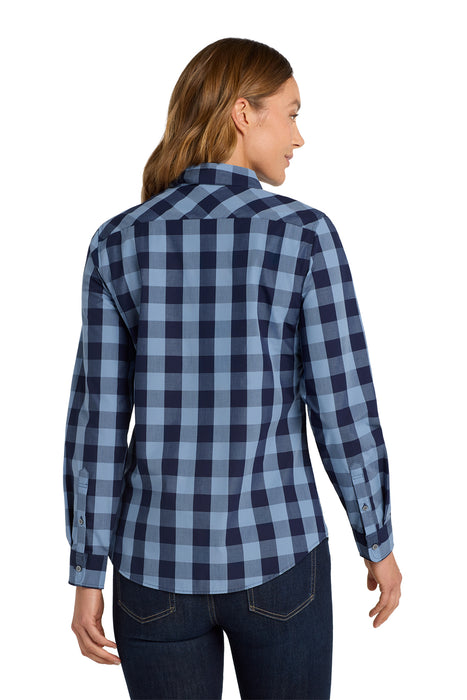 LW670 Port Authority® Women's Everyday Plaid Shirt