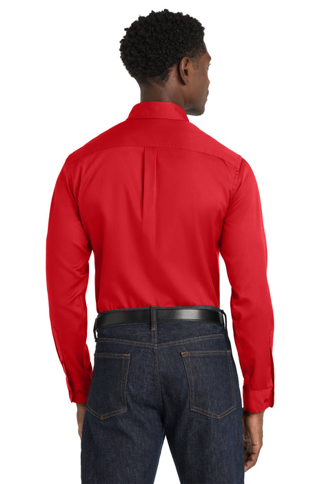 W808 Port Authority® Long Sleeve SuperPro React™ Twill Shirt