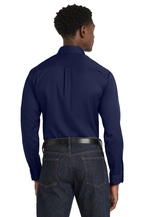 W808 Port Authority® Long Sleeve SuperPro React™ Twill Shirt