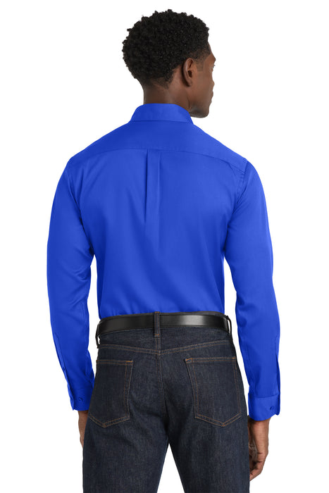 W808 Port Authority® Long Sleeve SuperPro React™ Twill Shirt
