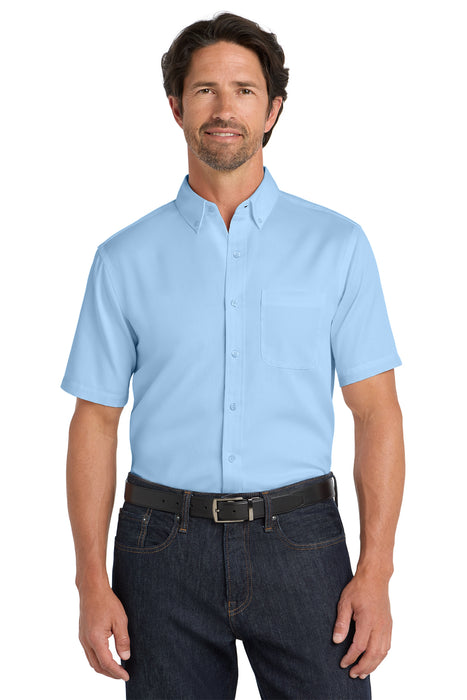 W809 Port Authority® Short Sleeve SuperPro React™Twill Shirt