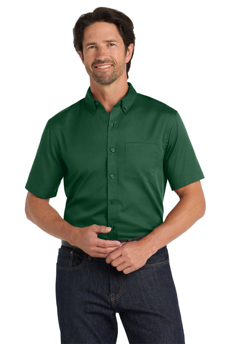 W809 Port Authority® Short Sleeve SuperPro React™Twill Shirt