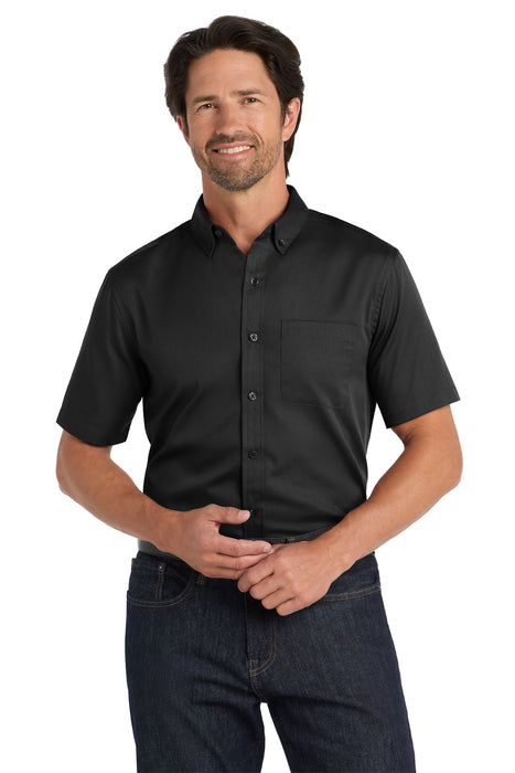 W809 Port Authority® Short Sleeve SuperPro React™Twill Shirt
