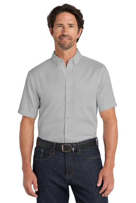 W809 Port Authority® Short Sleeve SuperPro React™Twill Shirt