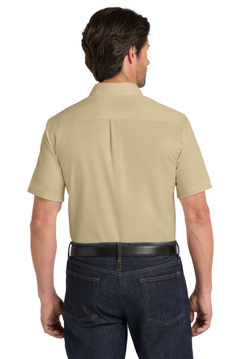 W809 Port Authority® Short Sleeve SuperPro React™Twill Shirt