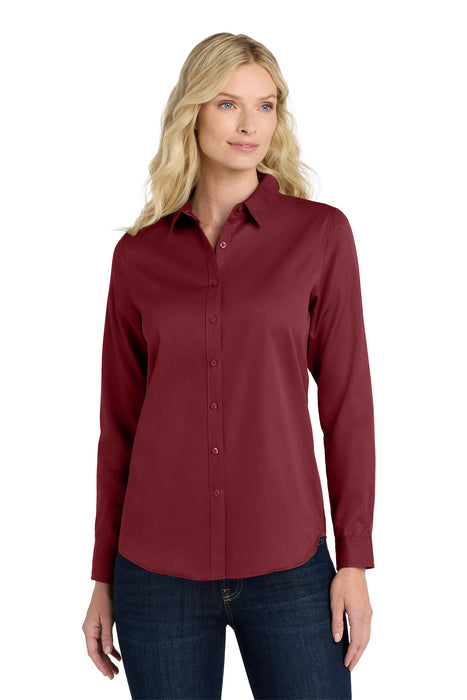 LW808 Port Authority® Women's Long Sleeve SuperPro React ™