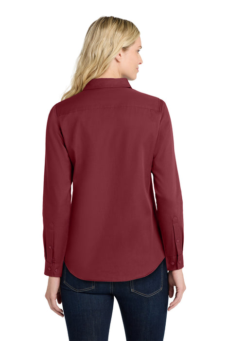 LW808 Port Authority® Women's Long Sleeve SuperPro React ™