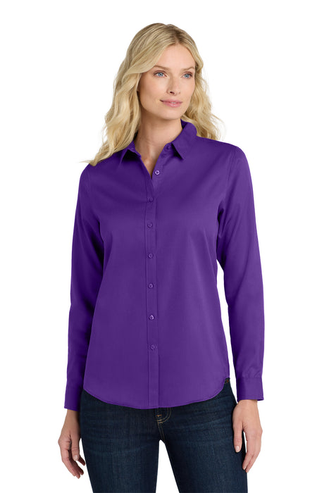 LW808 Port Authority® Women's Long Sleeve SuperPro React ™