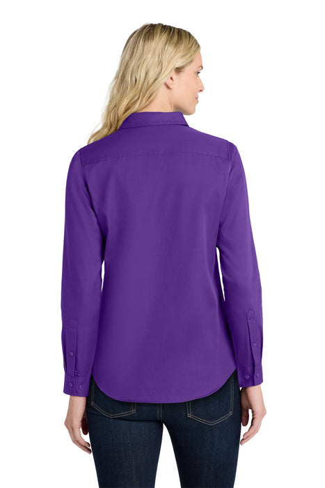 LW808 Port Authority® Women's Long Sleeve SuperPro React ™