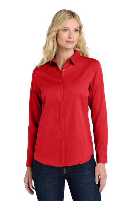 LW808 Port Authority® Women's Long Sleeve SuperPro React ™