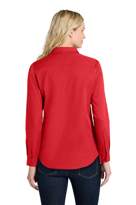 LW808 Port Authority® Women's Long Sleeve SuperPro React ™