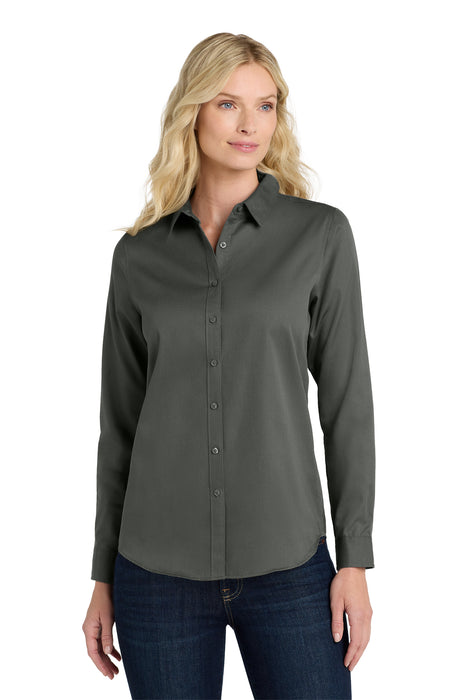 LW808 Port Authority® Women's Long Sleeve SuperPro React ™