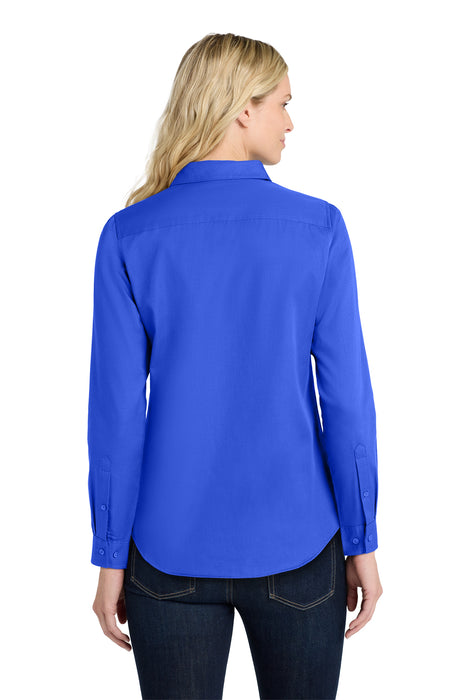 LW808 Port Authority® Women's Long Sleeve SuperPro React ™