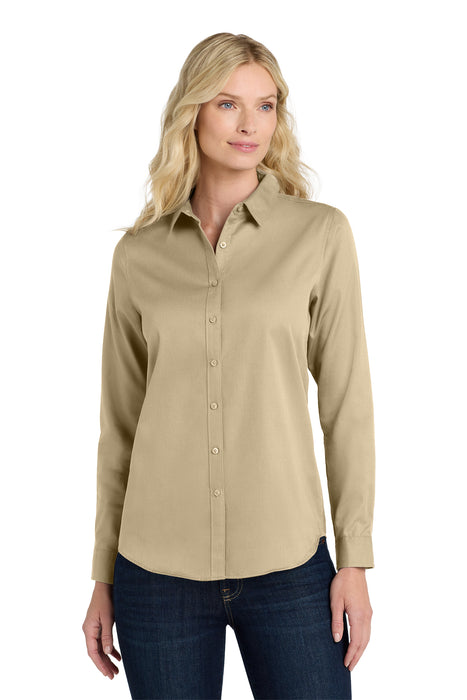 LW808 Port Authority® Women's Long Sleeve SuperPro React ™