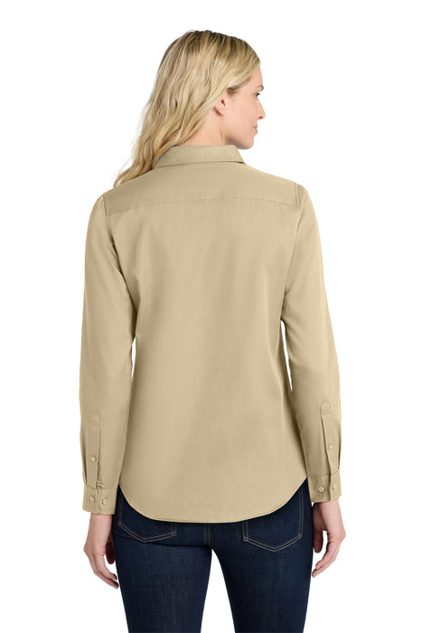 LW808 Port Authority® Women's Long Sleeve SuperPro React ™