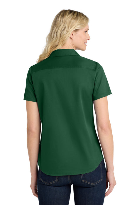 LW809 Port Authority® Women's Short Sleeve SuperPro React ™ Twill Shirt