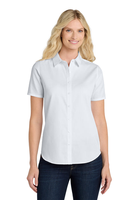 LW809 Port Authority® Women's Short Sleeve SuperPro React ™ Twill Shirt