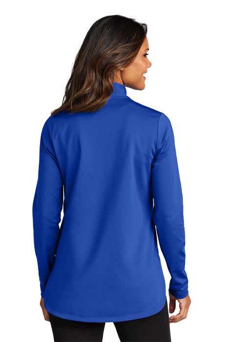 LK880 Port Authority® Women's C-FREE® Double Knit 1/4-Zip