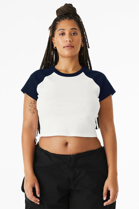 BC1201 Bella+Canvas® Women’s Micro Rib Raglan Baby Tee