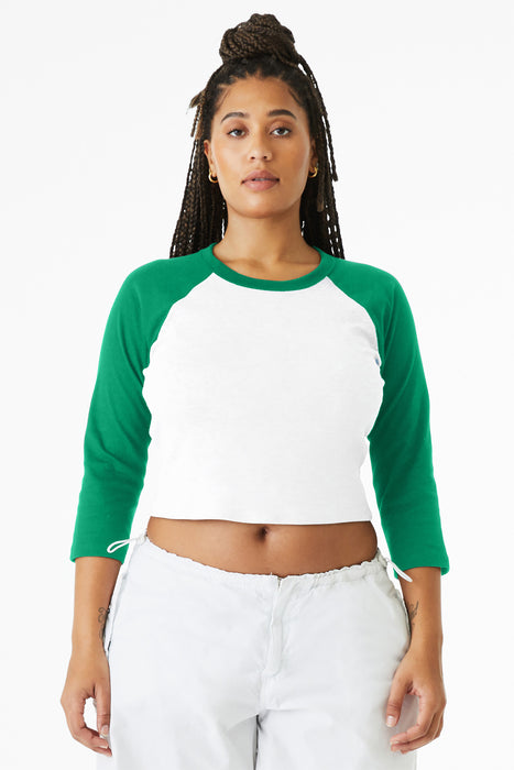 BC1200 Bella+Canvas® Women’s Micro Rib 3/4 Raglan Baby Tee