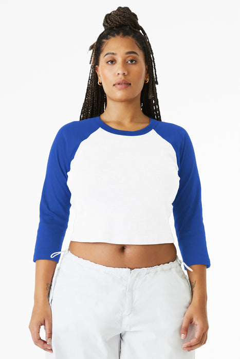 BC1200 Bella+Canvas® Women’s Micro Rib 3/4 Raglan Baby Tee