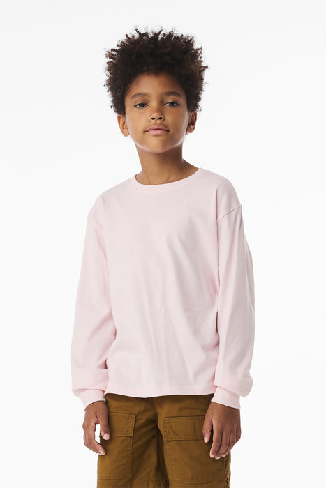 BC3511Y Bella+Canvas® Youth 6-Ounce Heavyweight Long Sleeve Tee