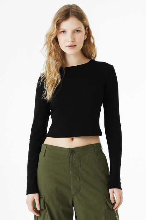 BC1501 Bella+Canvas® Women’s Micro Rib Long Sleeve Baby Tee