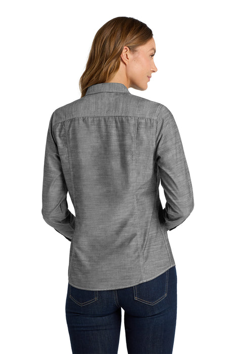 LW380 Port Authority® Women's Slub Chambray Shirt