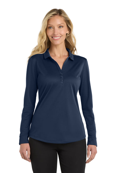 L540LS Port Authority ® Women's Silk Touch ™ Performance Long Sleeve Polo