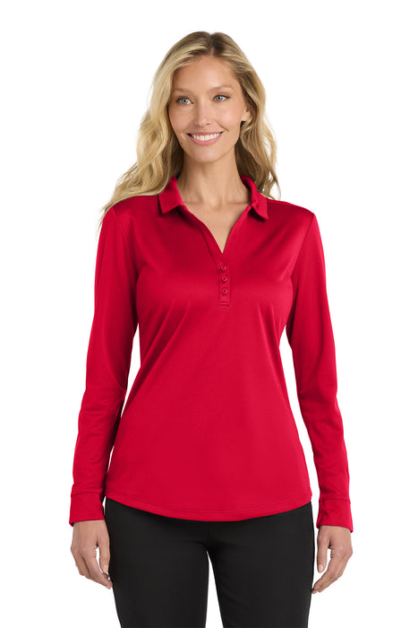 L540LS Port Authority ® Women's Silk Touch ™ Performance Long Sleeve Polo