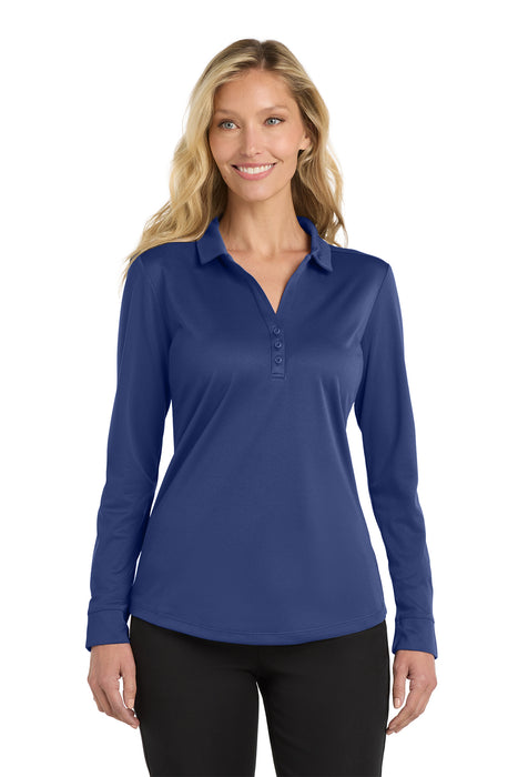 L540LS Port Authority ® Women's Silk Touch ™ Performance Long Sleeve Polo
