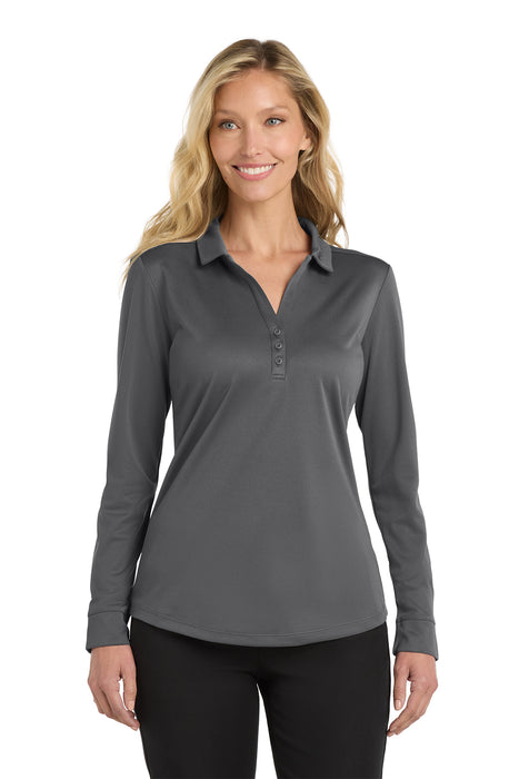 L540LS Port Authority ® Women's Silk Touch ™ Performance Long Sleeve Polo