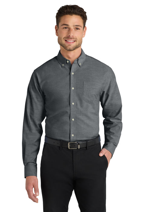 S651 Port Authority ® Untucked Fit SuperPro ™ Oxford Shirt