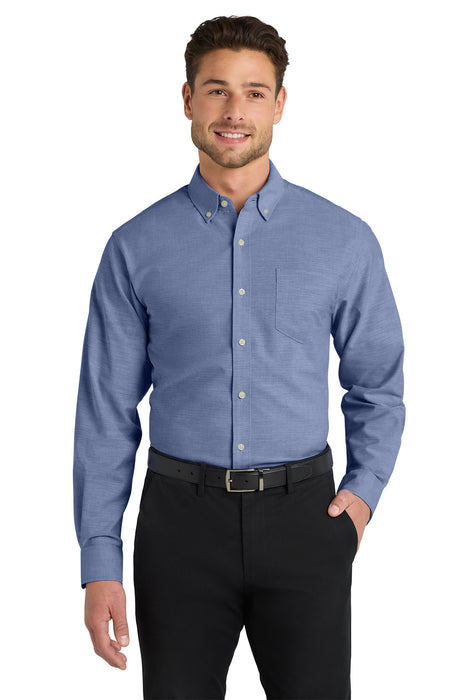 S651 Port Authority ® Untucked Fit SuperPro ™ Oxford Shirt