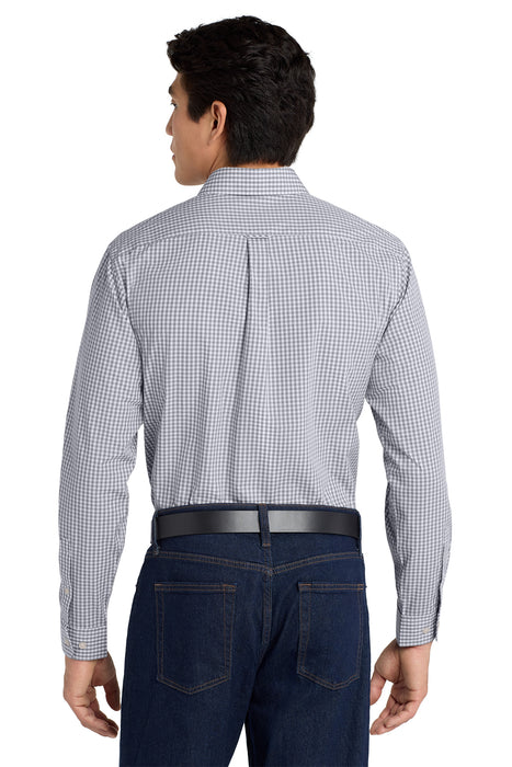 W644 Port Authority ® Broadcloth Gingham Easy Care Shirt