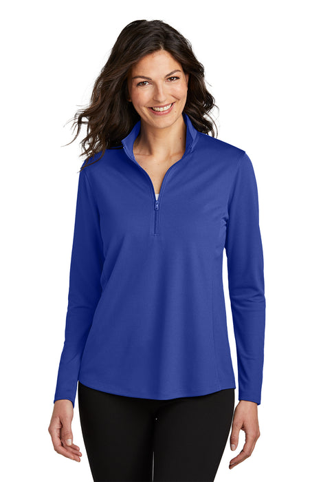LK112 Port Authority® Women's Dry Zone® UV Micro-Mesh 1/4-Zip